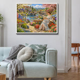 Garden Reading Jigsaw Puzzle 1000 Pieces
