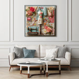 Floral Sewing Atelier Jigsaw Puzzle 1000 Pieces