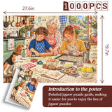 Grandma’s Baking Class Jigsaw Puzzle 1000 Pieces