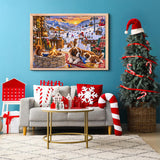 Cozy Ski Lodge Jigsaw Puzzle 1000 Pieces