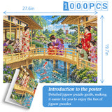 Tea by the Koi Pond Jigsaw Puzzle 1000 Pieces
