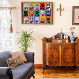 Cat Scarf Collection Jigsaw Puzzle 1000 Pieces