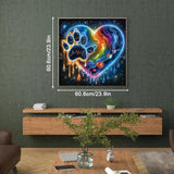 Neon Heart Trails Jigsaw Puzzle 1000 Pieces