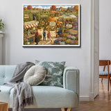 Autumn Village Fair Jigsaw Puzzle 1000 Pieces