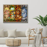 Four Seasons Owl Jigsaw Puzzle 1000 Pieces