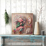 Flowery Grandma Jigsaw Puzzle 1000 Pieces