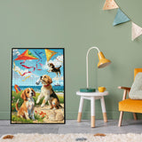 Beach Pets & Kites Jigsaw Puzzle 1000 Pieces