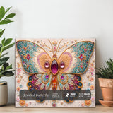Jeweled Butterfly Jigsaw Puzzle 1000 Pieces