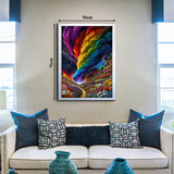 Rainbow Tornado Jigsaw Puzzle 1000 Pieces