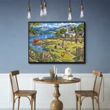 Pastoral Farm Life Jigsaw Puzzle 1000 Pieces