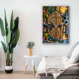 Rainforest Leopard Jigsaw Puzzle 1000 Pieces