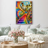 Rainbow Spiral Staircase Jigsaw Puzzle 1000 Pieces