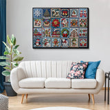 Blue Christmas Wonderland Jigsaw Puzzle 1000 Pieces