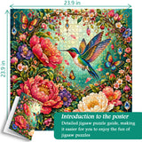 Hummingbird Garden Jigsaw Puzzle 1000 Pieces