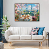 Breakfast in Paris Jigsaw Puzzle 1000 Pieces