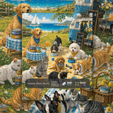 Seaside Paws Picnic Jigsaw Puzzle 1000 Pieces