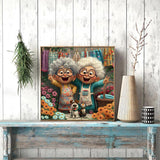 Joyful Grandma Duo Jigsaw Puzzle 1000 Pieces