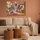 Kitty Laundry Day Jigsaw Puzzle 1000 Pieces