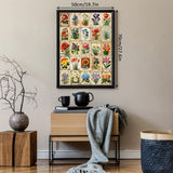 Vintage Floral Medley Jigsaw Puzzle 1000 Pieces