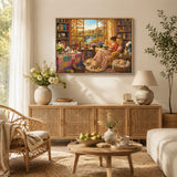 Autumn Reading Jigsaw Puzzle 1000 Pieces