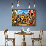 Country Paws Concert Jigsaw Puzzle 1000 Pieces