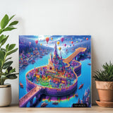 Guitar Island Jigsaw Puzzle 1000 Pieces