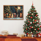 Winter Warm Cat Jigsaw Puzzle 1000 Pieces