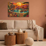 Gilded Sunset Bath Jigsaw Puzzle 1000 Pieces