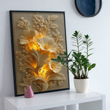Golden Flower Relief Jigsaw Puzzle 1000 Pieces