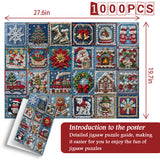 Blue Christmas Wonderland Jigsaw Puzzle 1000 Pieces