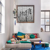 Zebra Forest Jigsaw Puzzles 1000 Pieces