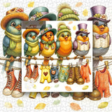 Bird Dress Up Day Jigsaw Puzzle 1000 Pieces