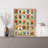 Vintage Floral Medley Jigsaw Puzzle 1000 Pieces