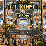 Europe Travel Adventure Jigsaw Puzzle 1000 Pieces