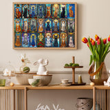 Glass Cat Jigsaw Puzzle 1000 Pieces