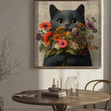 Flower Cat Jigsaw Puzzle 1000 Pieces