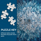 Burst of Blue Jigsaw Puzzle 1000 Pieces