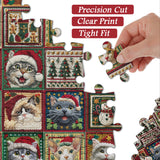 Christmas Cats Jigsaw Puzzle 1000 Pieces
