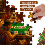 Gentlemen’s Poker Jigsaw Puzzle 1000 Pieces