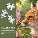 Diamond Fox Kiss Jigsaw Puzzle 1000 Pieces