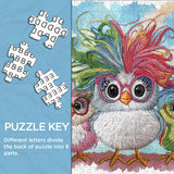 Colorful Funny Chicks Jigsaw Puzzle 1000 Pieces