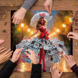 Queen of Cards Jigsaw Puzzle 1000 Pieces