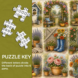 Sunlit Garden Montage Jigsaw Puzzle 1000 Pieces