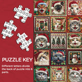 Christmas Cats Jigsaw Puzzle 1000 Pieces