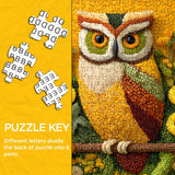 Grain Owl Jigsaw Puzzle 1000 Pieces
