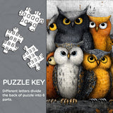 Whimsical Owls Jigsaw Puzzle 1000 Pieces
