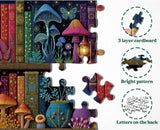 Enchanted Mushroom Library Jigsaw Puzzle 1000 Pieces