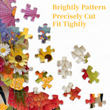 Flowers and Gnome Jigsaw Puzzle 1000 Pieces