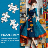 Vintage Sewing Muse Jigsaw Puzzle 1000 Pieces