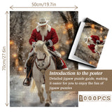 Santa Gallop Jigsaw Puzzle 1000 Pieces